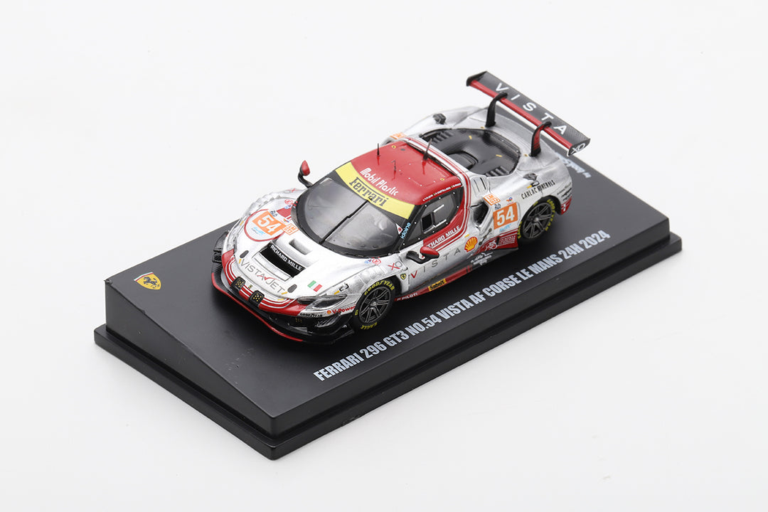 Looksmart 1:64 Ferrari 296 GT3 No.54 Vista AF Corse Le Mans 24H 2024 - Looksmart Scale 1:64 Model Car