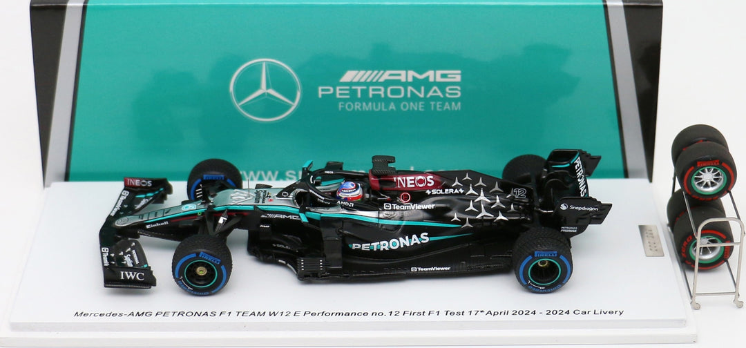 Kimi Antonelli - Mercedes F1 Team W12 E First F1 Test - 2024 Car Livery - Spark Model Car