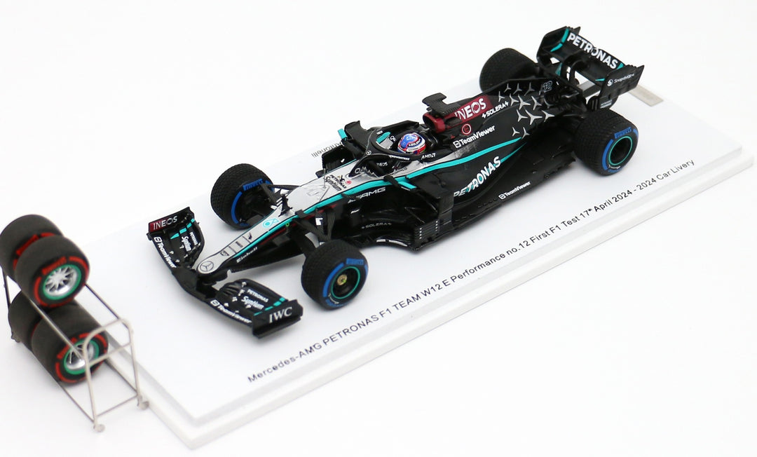 Kimi Antonelli - Mercedes F1 Team W12 E First F1 Test - 2024 Car Livery - Spark Model Car