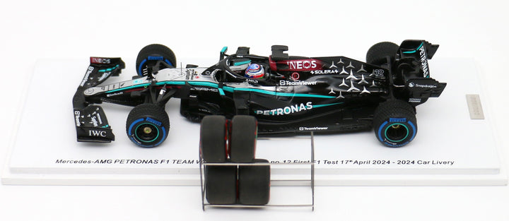 Kimi Antonelli - Mercedes F1 Team W12 E First F1 Test - 2024 Car Livery - Spark Model Car