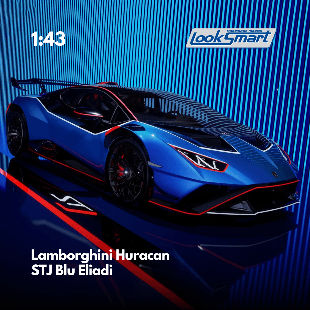 Lamborghini Huracan STJ Blu Eliadi - 1:43 Looksmart Model Car