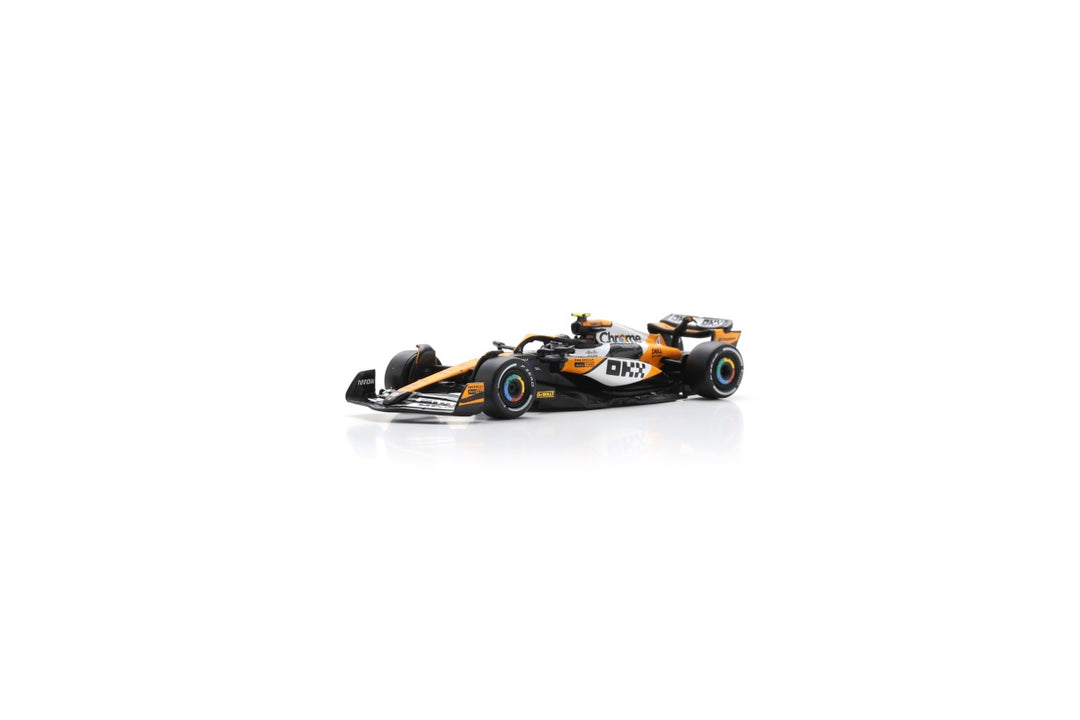 Lando Norris Singapore GP 2024 Winner McLaren MCL38 Special Livery Model Car - Scale 1:64 Sparky