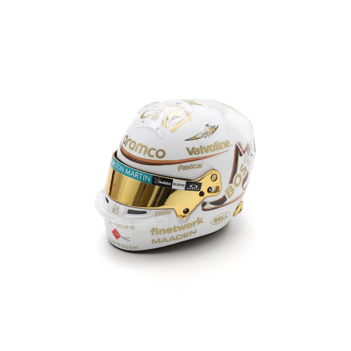 Fernando Alonso Helmet Chinese GP 2025 - Aston Martin Aramco Formula One Team - Spark 1:5 Helmet
