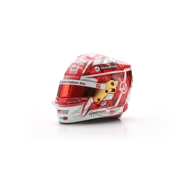 Esteban Ocon Helmet Japanese GP 2025 - MoneyGram Haas F1 Team - Spark 1:5 Helmet