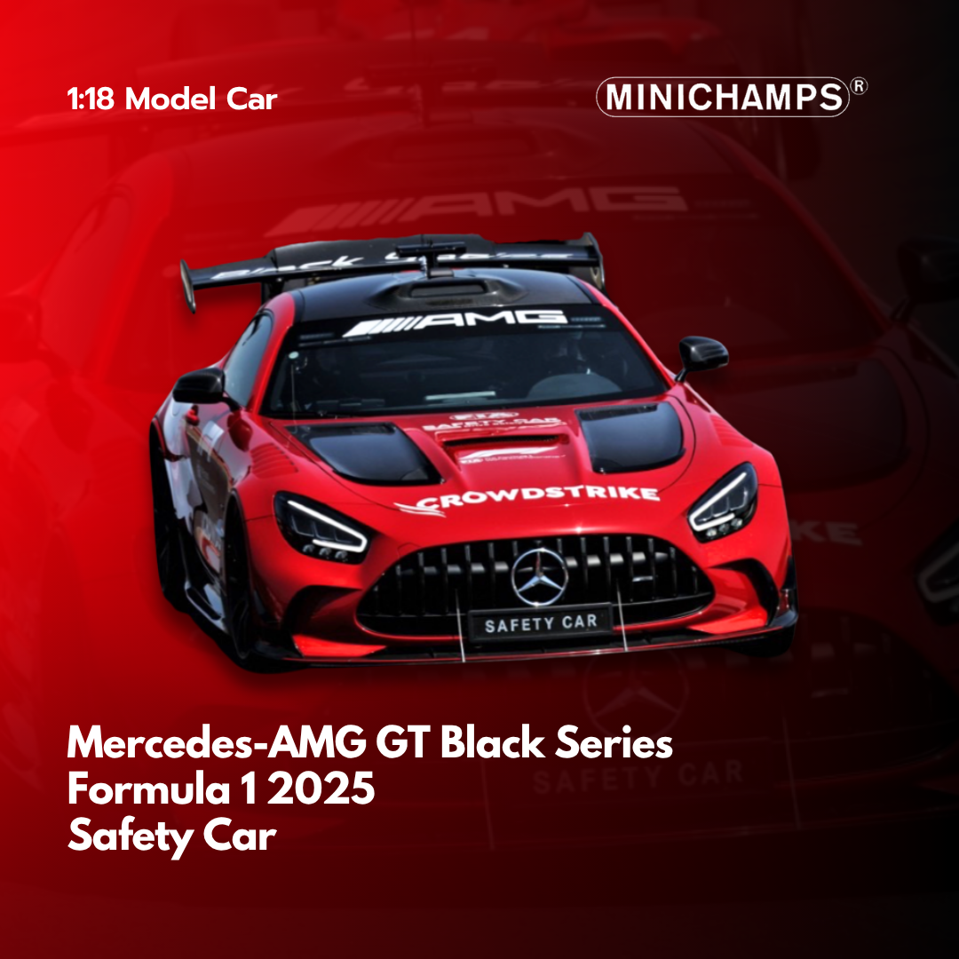 Mercedes AMG GT Black Series 2025 Season F1 Safety Car - Minichamps 1:18 Model Car