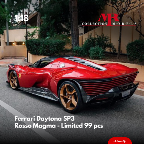 Ferrari Daytona SP3 Rosso Magma LTD 99pcs 1:18 Model Car - Mr Collection
