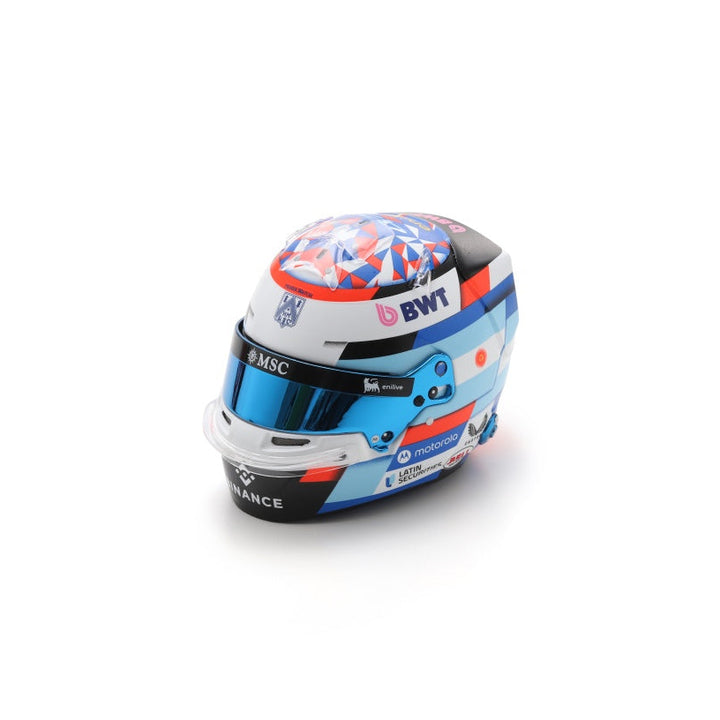Franco Colapinto Helmet Season 2025- BWT Alpine Formula One Team- Spark 1:5 Helmet