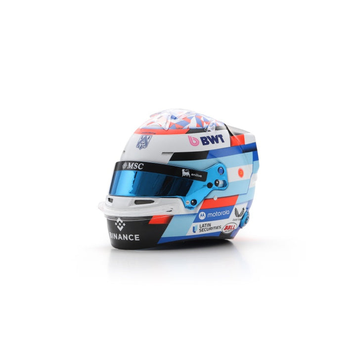 Franco Colapinto Helmet Season 2025- BWT Alpine Formula One Team- Spark 1:5 Helmet