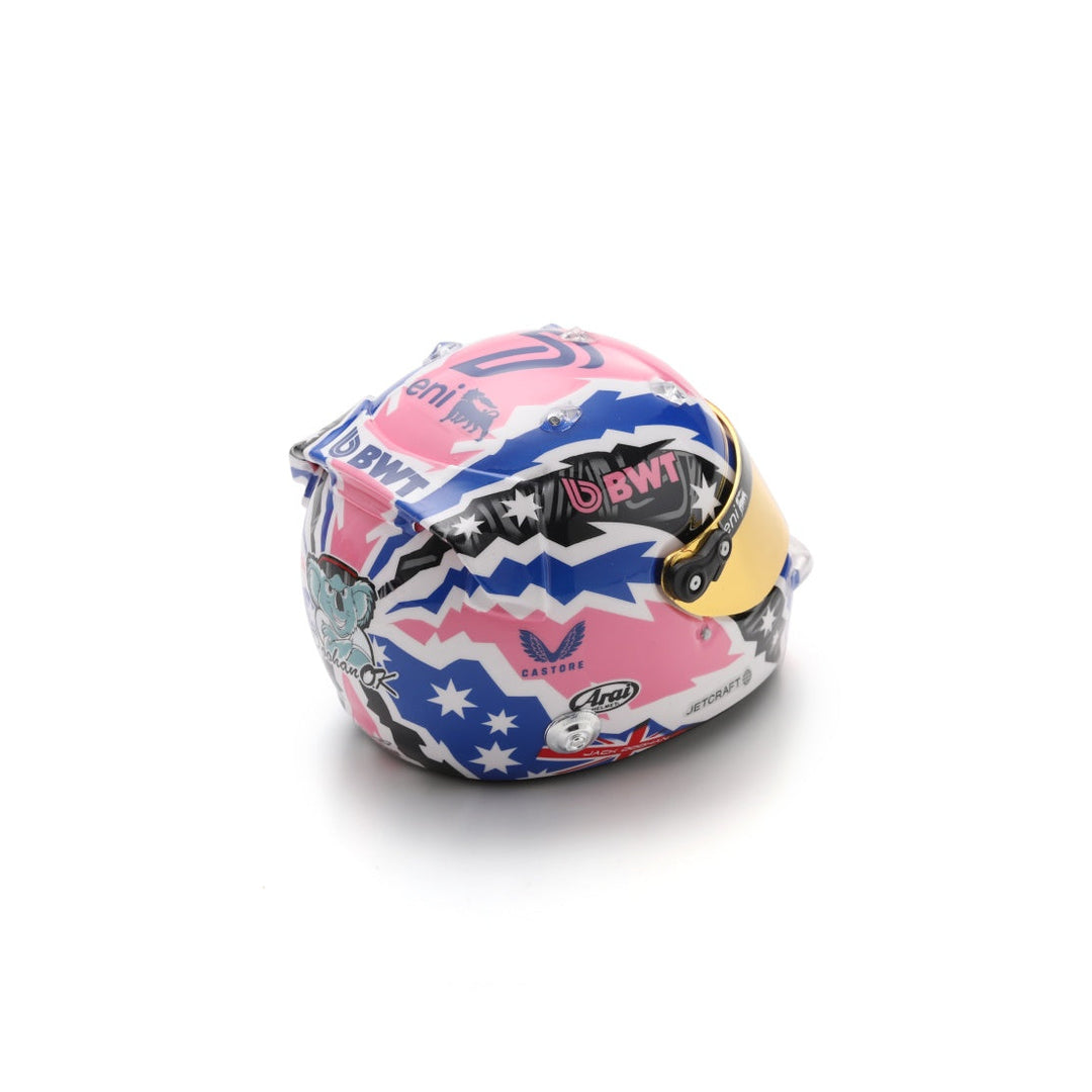 Jack Doohan Helmet Season 2025 - BWT Alpine Formula One Team - Spark 1:5 Helmet