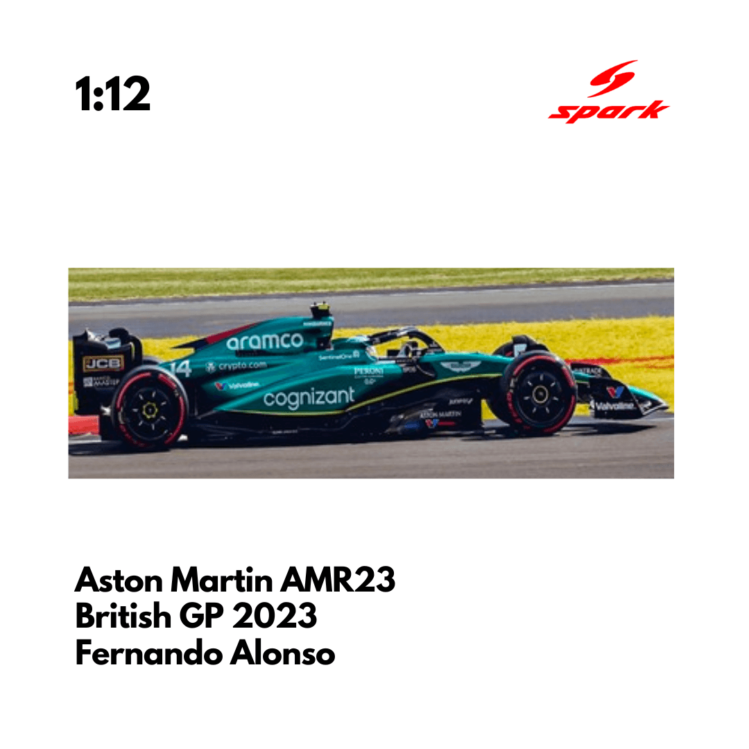 Scale 1:12 | Aston Martin AMR23 - British GP 2023| Fernando Alonso - Model Car - SPARK MODEL