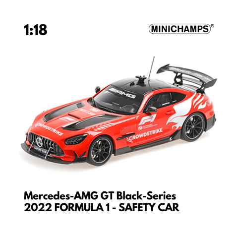 2022 FORMULA 1 - SAFETY CAR MERCEDES-AMG GT BLACK SERIES MINICHAMPS 1:18 Model Car