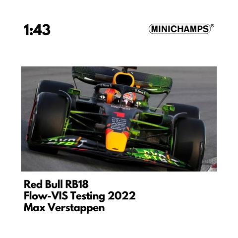 Red Bull Racing RB18 - Max Verstappen - Flow-Vis Testing 2022 - 1/43 Minichamps Model Car