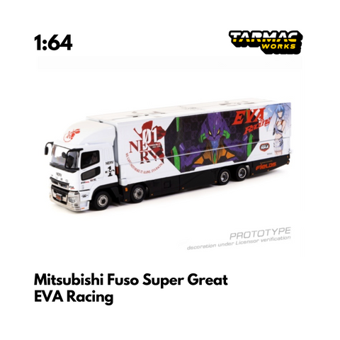 Scale 1/64 - Mitsubishi Fuso Super Great EVA Racing - Tarmac Works