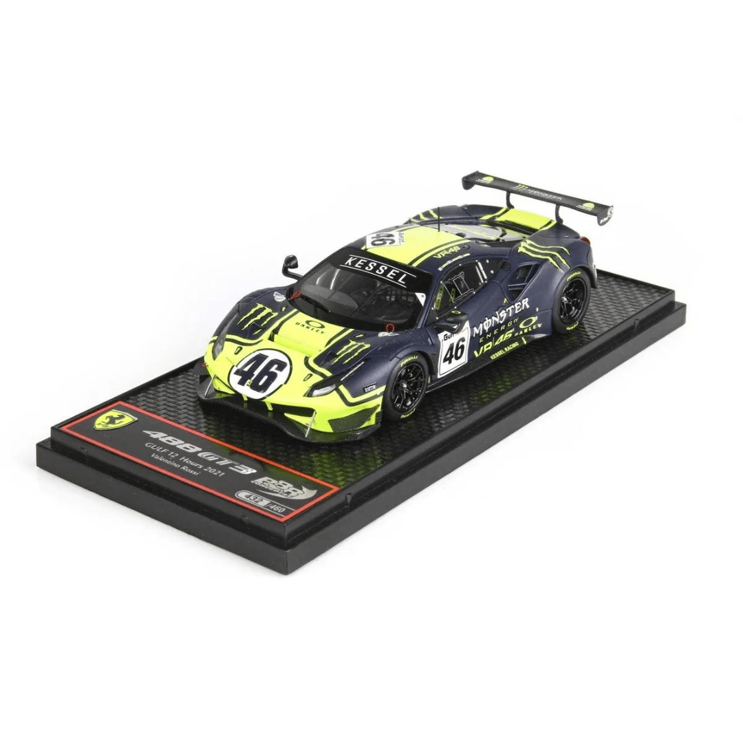 Ferrari 488 GT3 Valentino Rossi Team Kessel - VR46 - 1:43 Model Car BBR Model