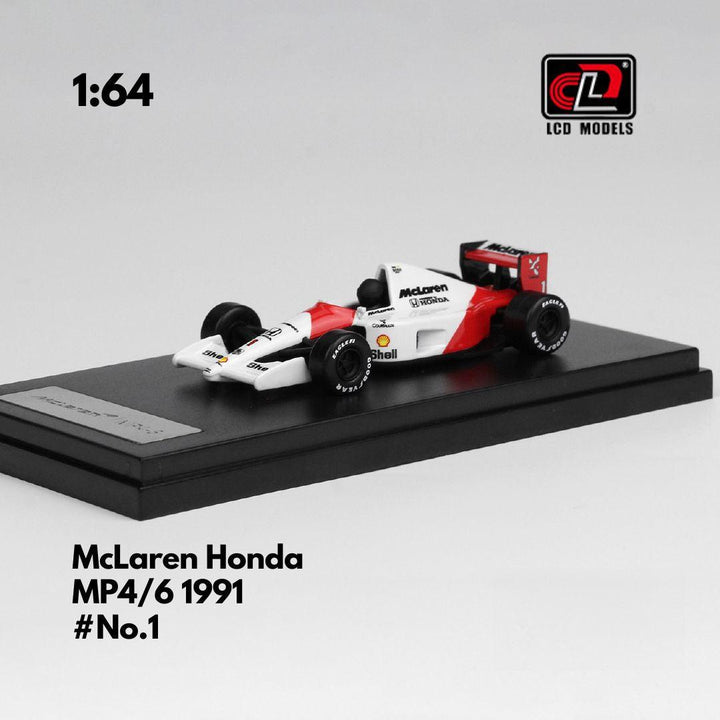McLaren Honda MP4/6 1991 #No.1 - LCD Models 1:64 Model Car