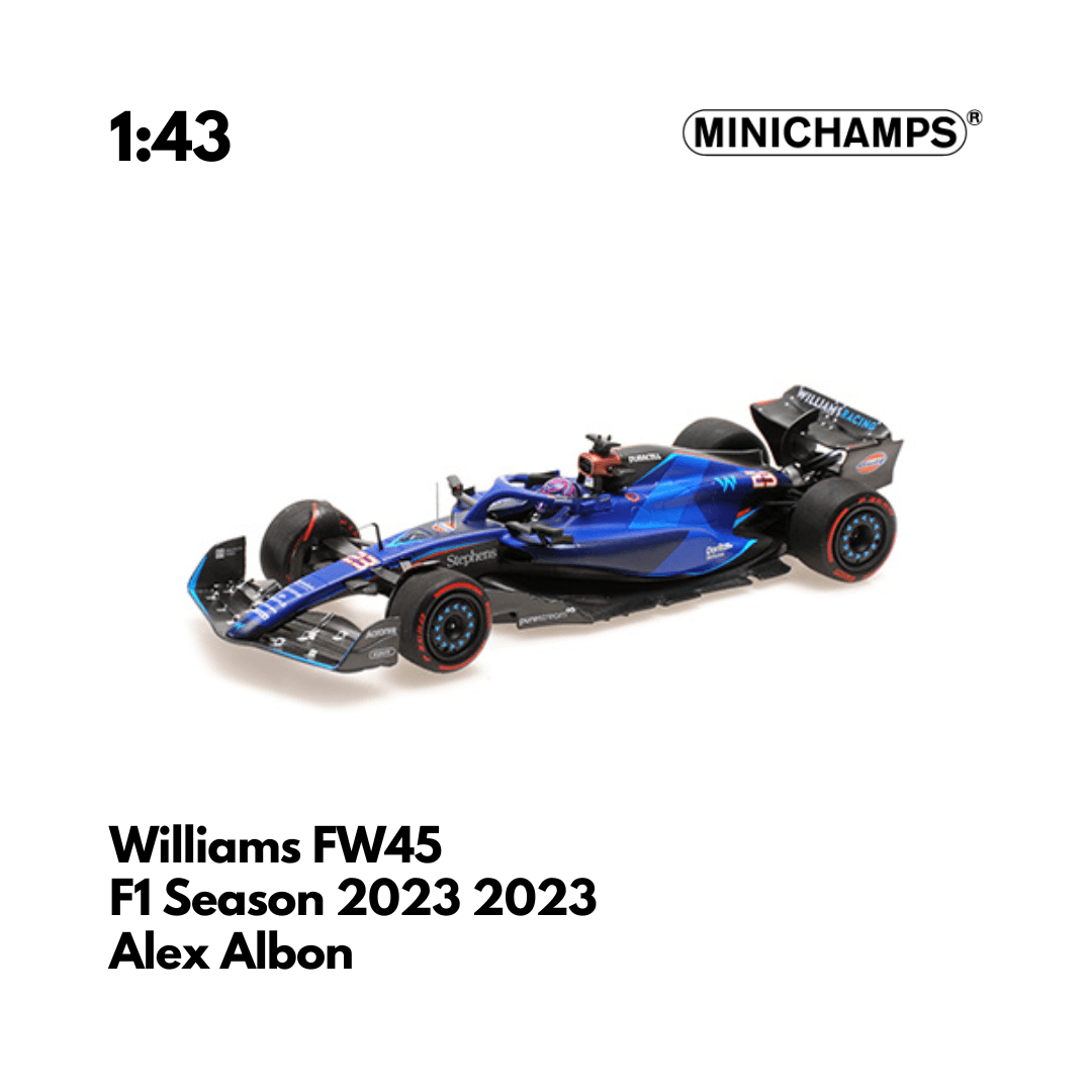 Williams FW45 - F1 2023 Season Alex Albon - 1/43 Minichamps Model Car