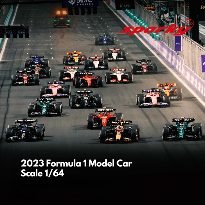 2023 Formula 1 Model Car Scale 1:64 Sparky