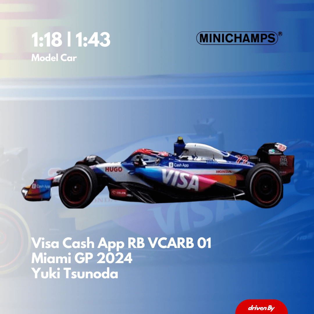 Yuki Tsunoda - Visa Cash App RB VCARB 01 - Miami GP 2024 Model Car - Minichamps