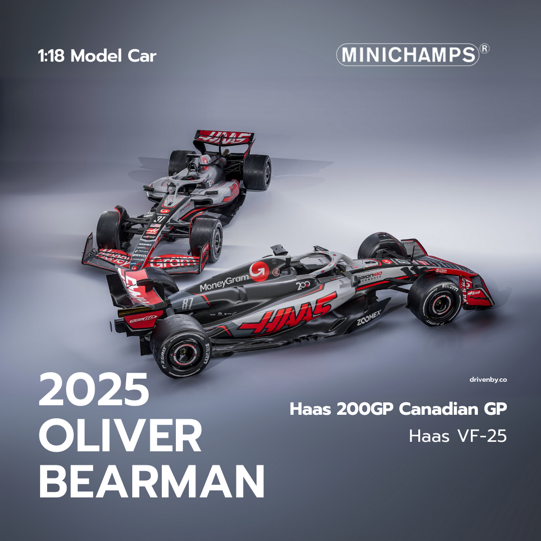Oliver Bearman – Canadian GP 2025 200GP Livery Haas F1 Team VF-25 Model Car - Minichamps