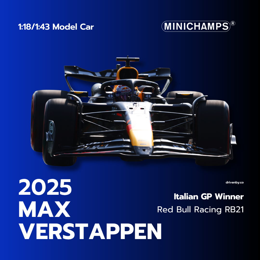 Max Verstappen Red Bull RB21 Italian GP Winner 2025 Model Car – Minichamps