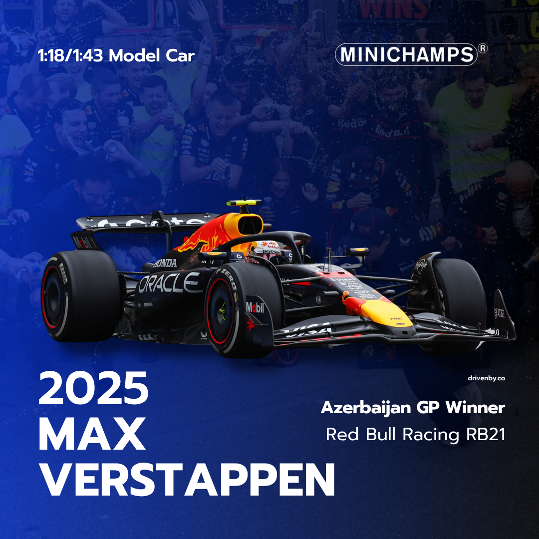 Max Verstappen Red Bull RB21 Azerbaijan GP Winner 2025 Model Car – Minichamps