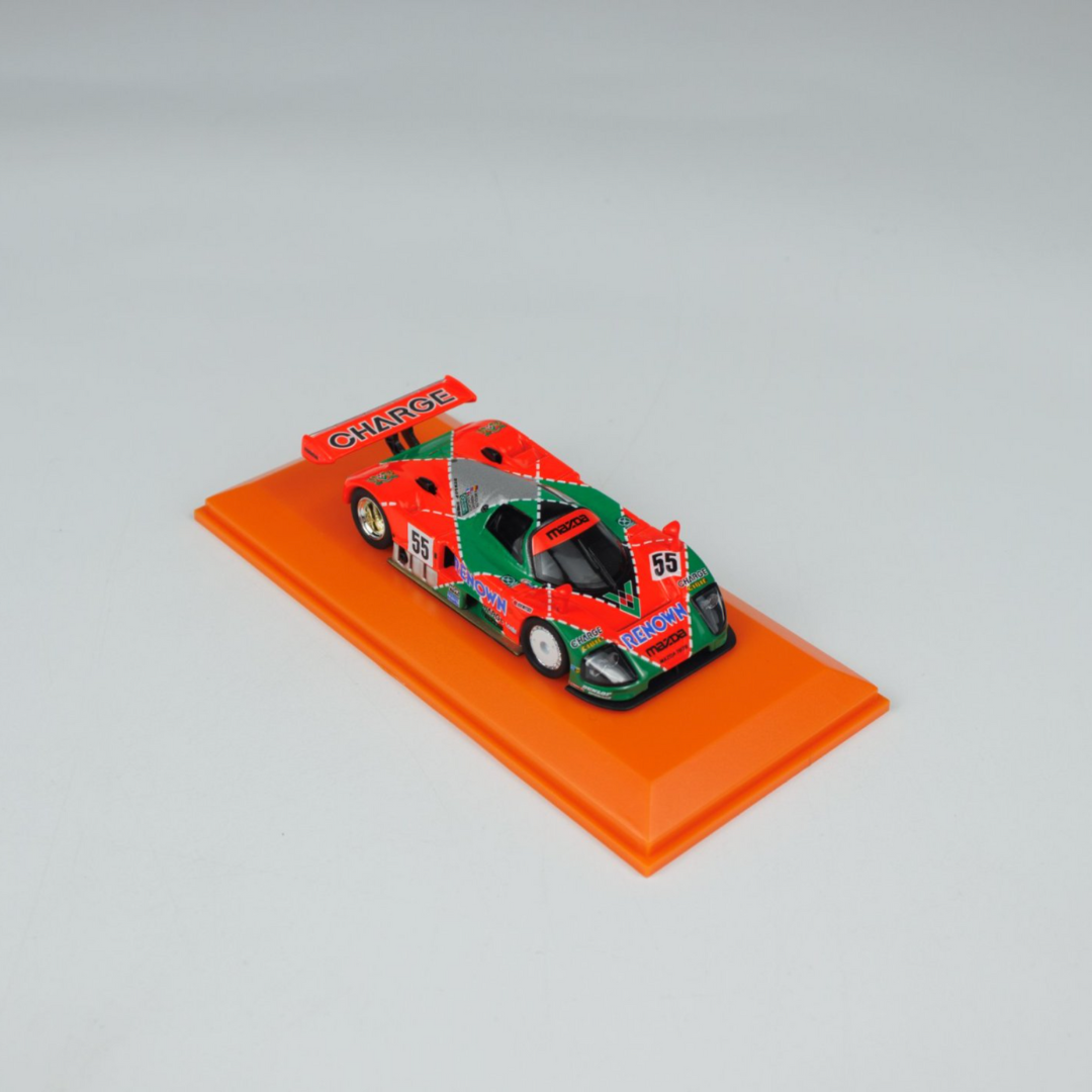 Kyosho 1:64 Mazda 787B (NO.55) Diecast Car Model With Book (Simplified Chinese)