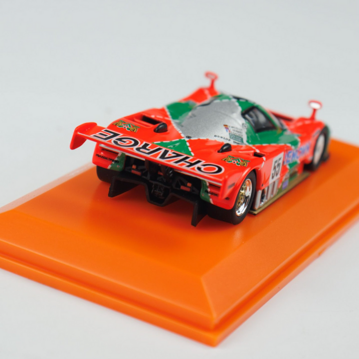Kyosho 1:64 Mazda 787B (NO.55) Diecast Car Model With Book (Simplified Chinese)