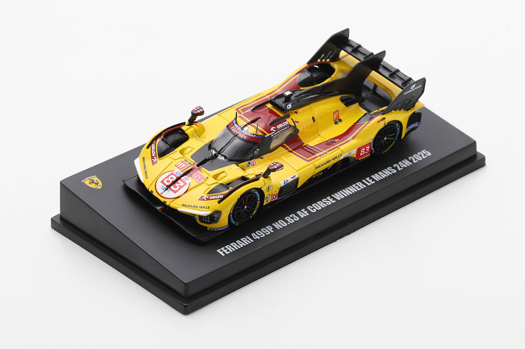Looksmart 1:64 Ferrari 499P 2025 No.83 AF Corse Winner Le Mans 24H 2025 - Looksmart Scale 1:64 Model Car