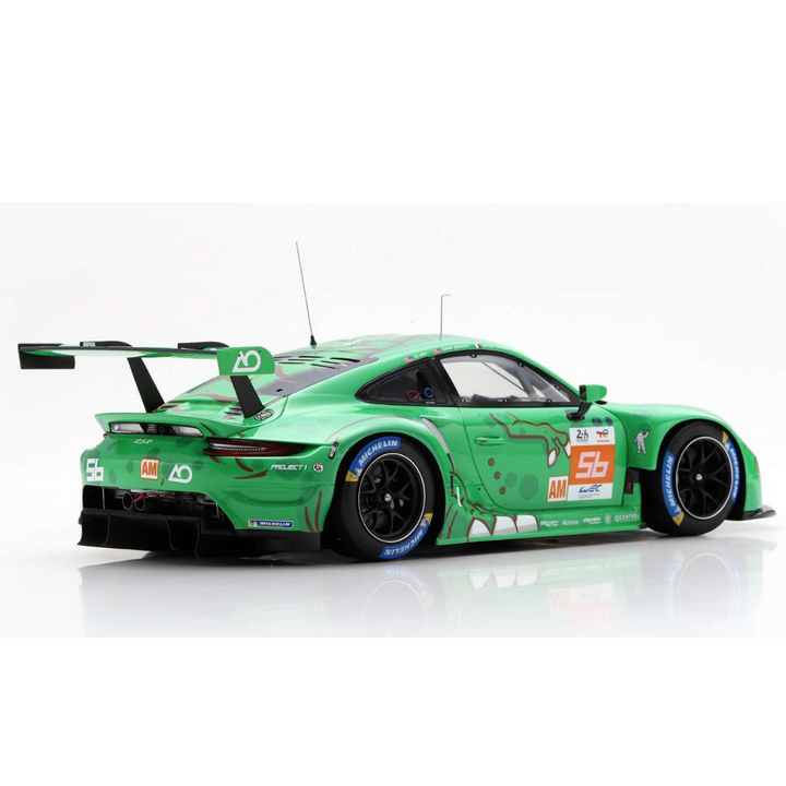 Porsche 911 RSR - 19 No.56 PROJECT 1 - AO Rexy Livery 24H Le Mans 2023 - Spark Model Car