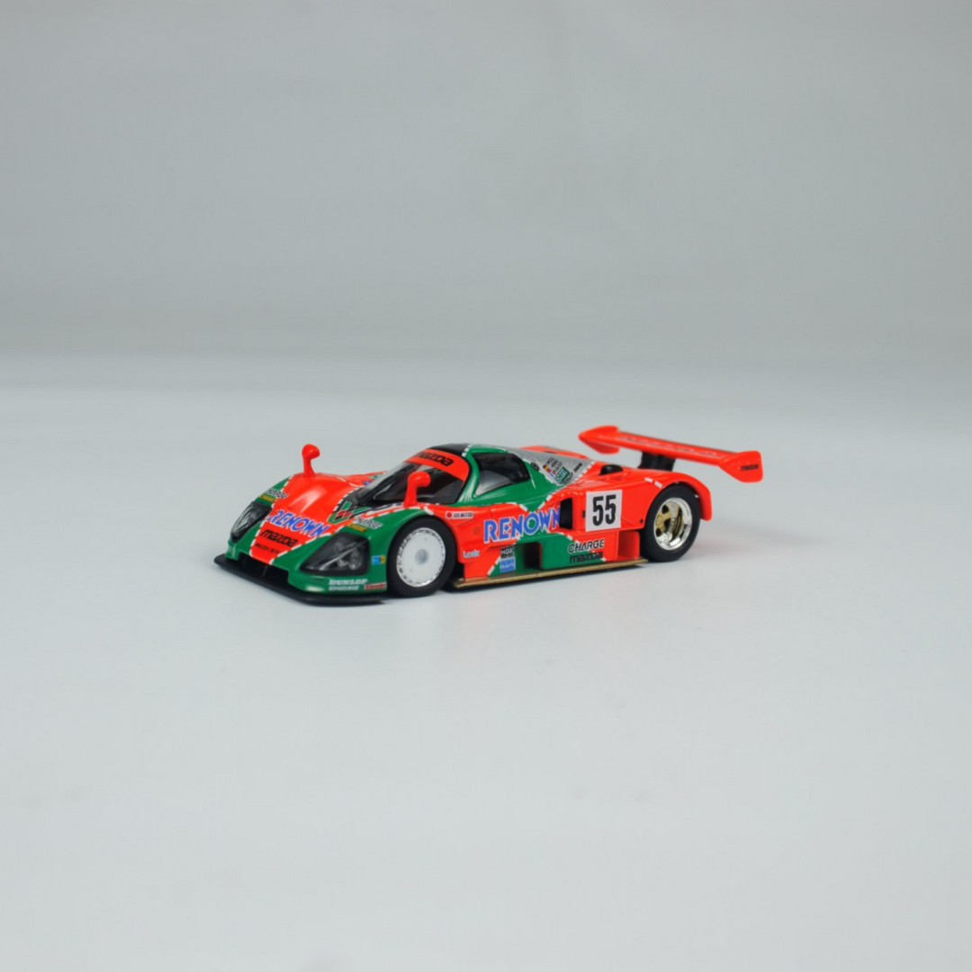 Kyosho 1:64 Mazda 787B (NO.55) Diecast Car Model With Book (Simplified Chinese)