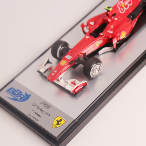 Scuderia Ferrari - F10 TURKEY GP 2010  Alonso - 800th FERRARI GP - BBR 1:43 Model Car Limited Edition