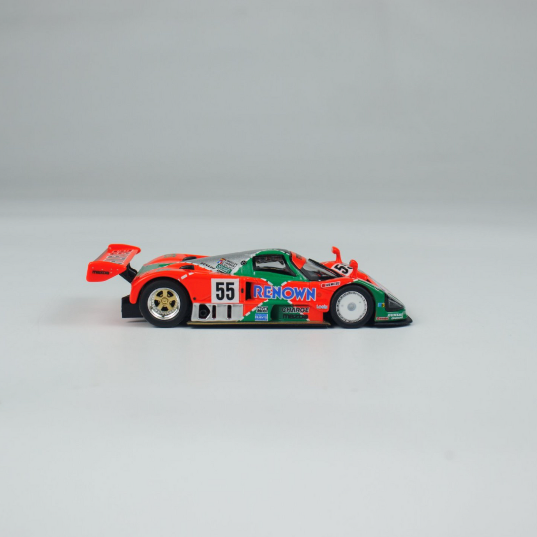 Kyosho 1:64 Mazda 787B (NO.55) Diecast Car Model With Book (Simplified Chinese)