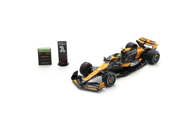 Lando Norris First Win McLaren MCL38 - Winner Miami GP 2024 Model Car - Spark Model