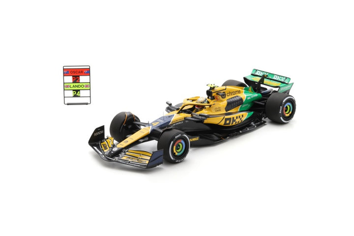 Scale 1:12 | Lando Norris McLaren F1 Team MCL38 No.4 4th Monaco GP 2024 Model Car - SPARK MODEL