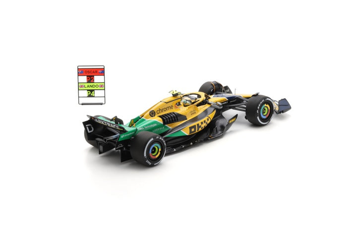 Scale 1:12 | Lando Norris McLaren F1 Team MCL38 No.4 4th Monaco GP 2024 Model Car - SPARK MODEL