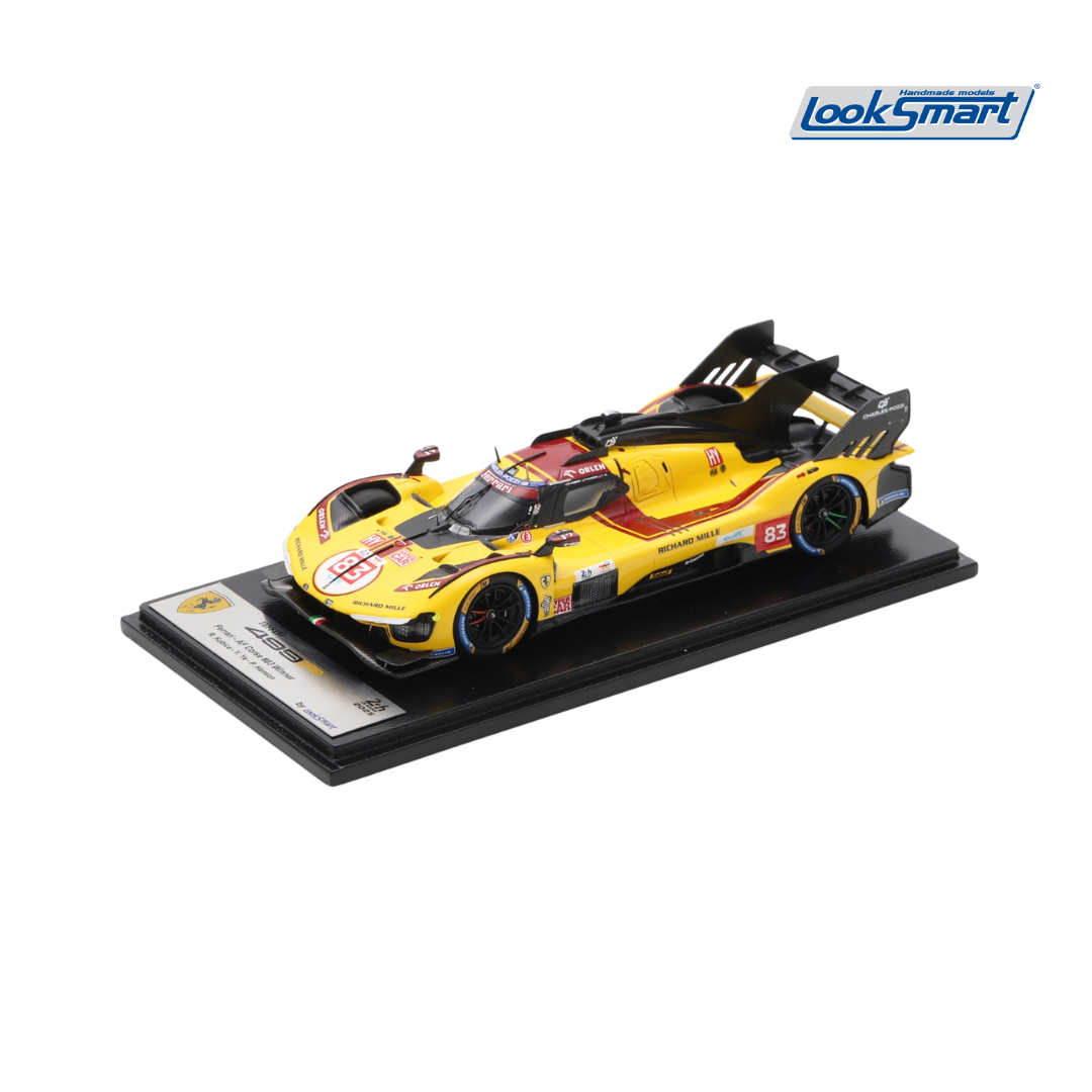 Ferrari 499P No.83 AF CORSE ITA Le Mans 24H 2025 Winner - Looksmart 1:43 Model Car