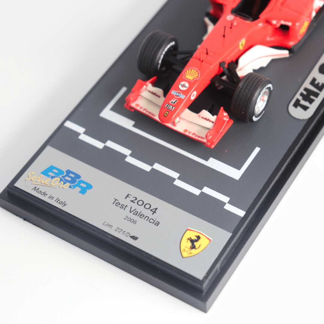 Scuderia Ferrari F2004 - Test Valencia 2006 by Valentino Rossi - BBR 1:43 Model Car Limited Edition