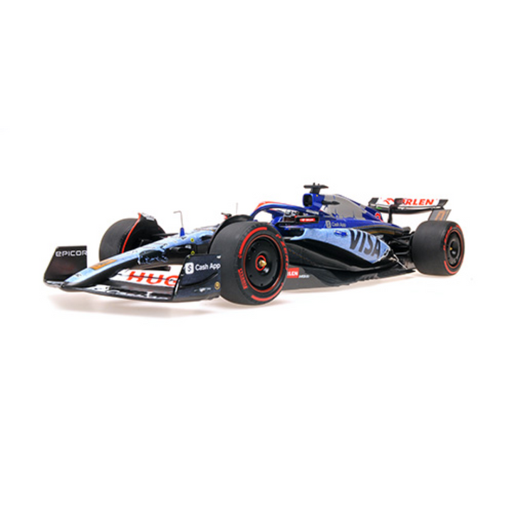 Daniel Ricciardo LAST RACE - Visa Cash App RB VCARB 01 - Singapore GP 2024 Special Livery Model Car - Minichamps