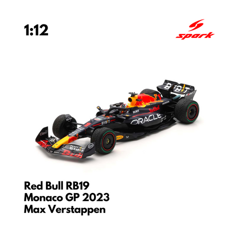 Scale 1:12 | Red Bull RB19 - Monaco GP 2023 Max Verstappen -Model Car - SPARK MODEL