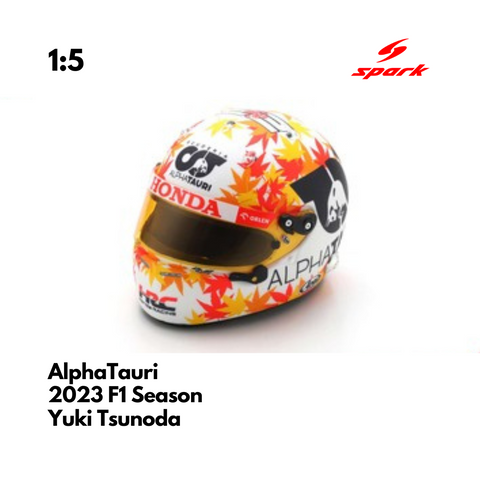 AlphaTauri F1 1/5 Proportion Mini Helmet Yuki Tsunoda 2023 F1 Season