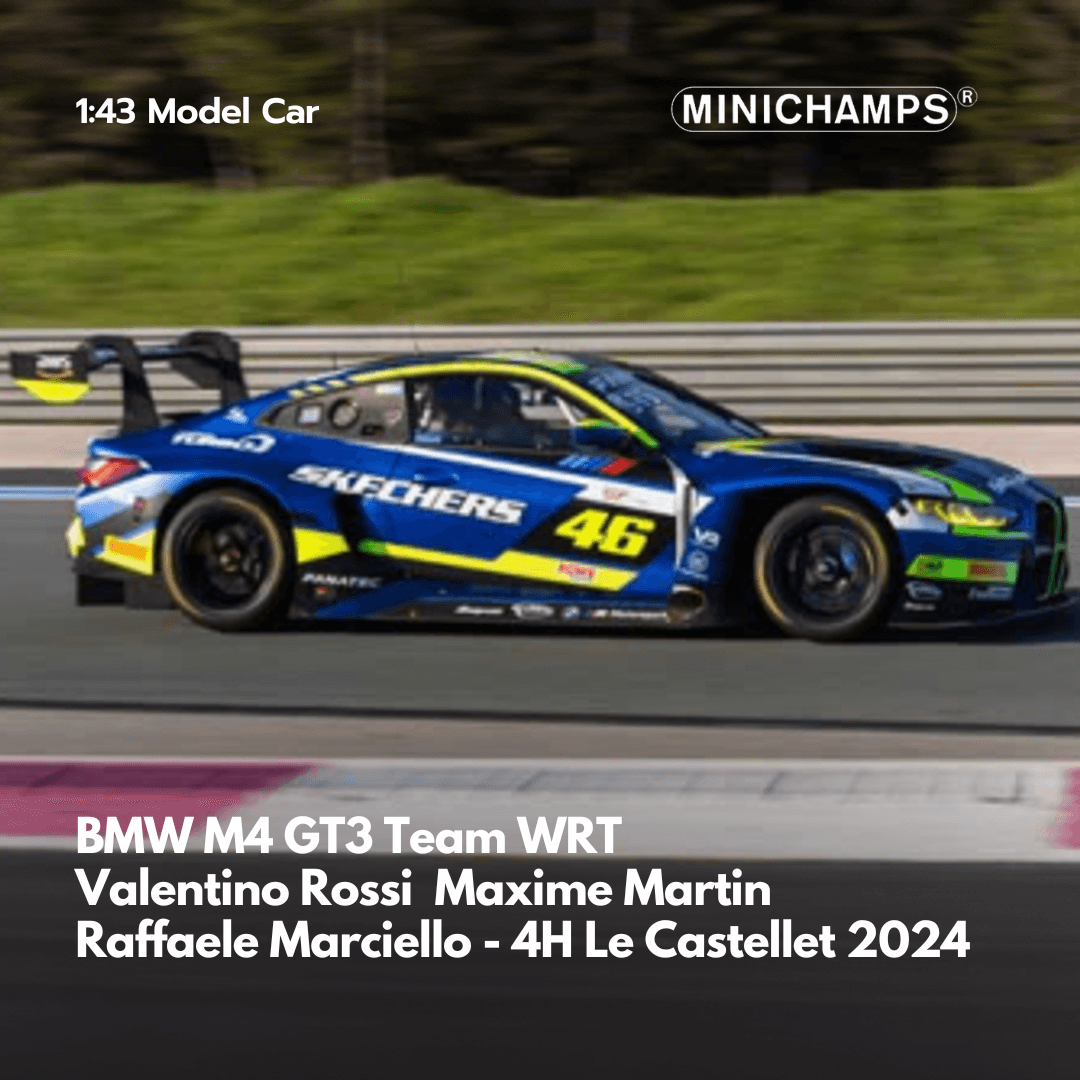 BMW M4 GT3 Team WRT Valentino Rossi Maxime Martin Raffaele Marciello - 4H Le Castellet 2024