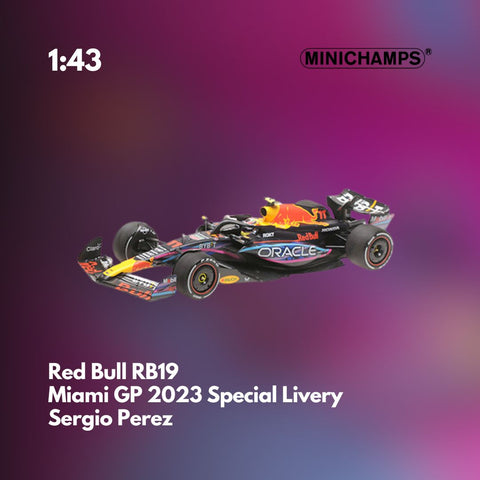 Red Bull Racing RB19 Special Livery | Miami GP 2023 Sergio Perez Model Car - Minichamps