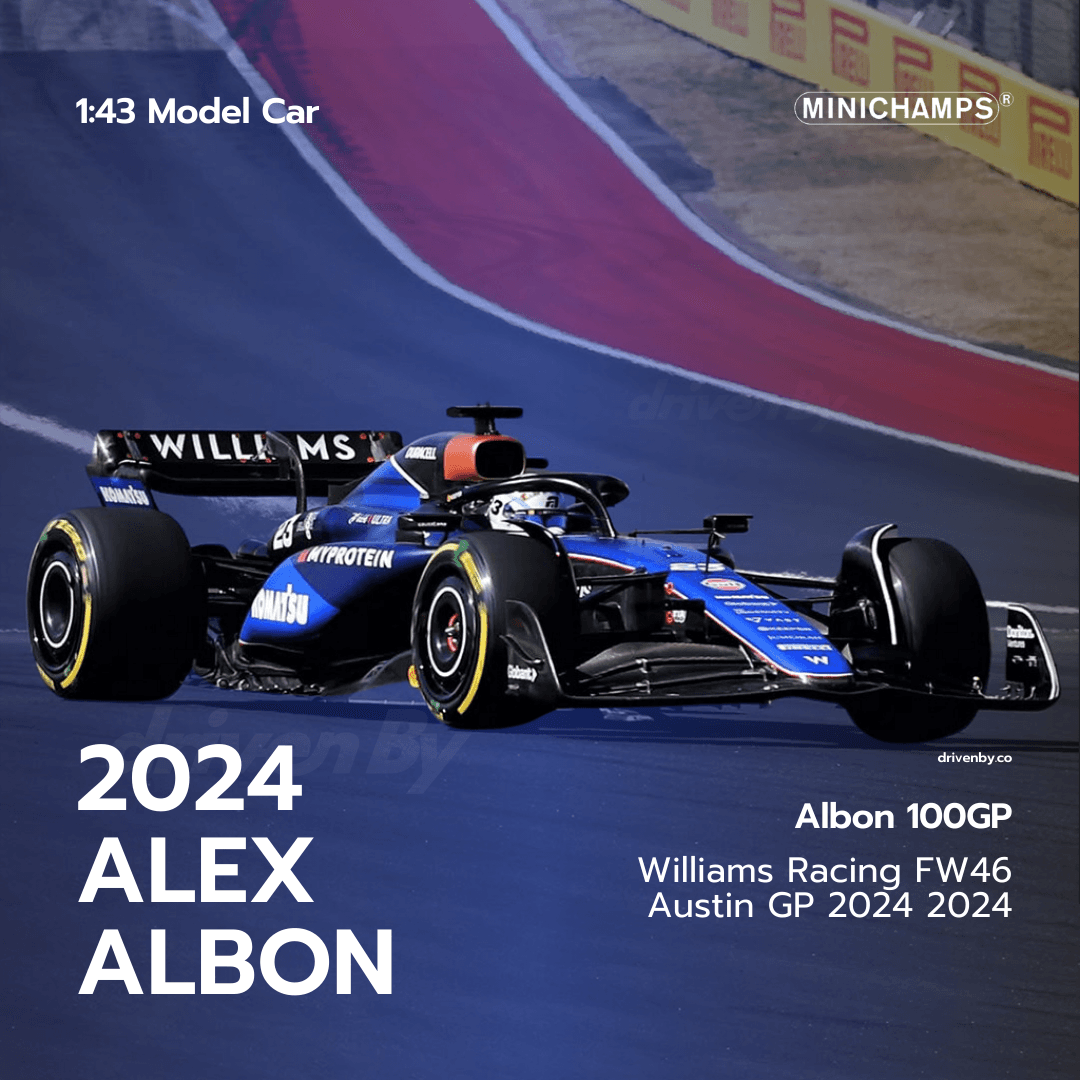 Alex Albon Austin GP 2024 Williams Racing FW46 Model Car - Minichamps