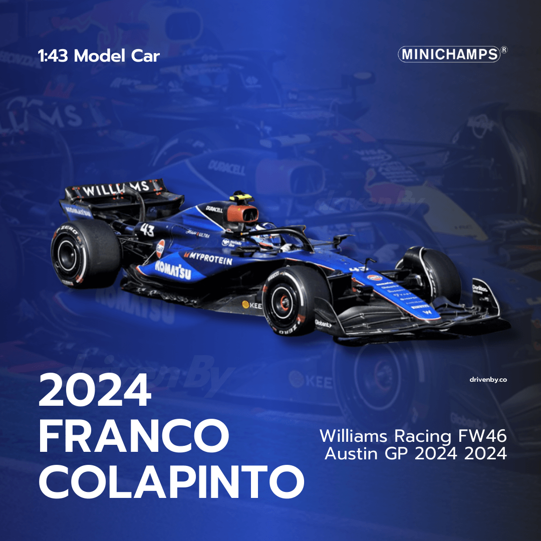 Franco Colapinto Austin GP 2024 Williams Racing FW46 Model Car - Minichamps