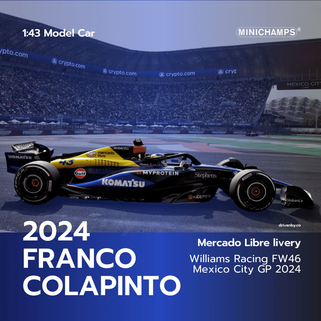 Franco Colapinto Mexican GP 2024 Williams Racing FW46 Special Livery Model Car - Minichamps