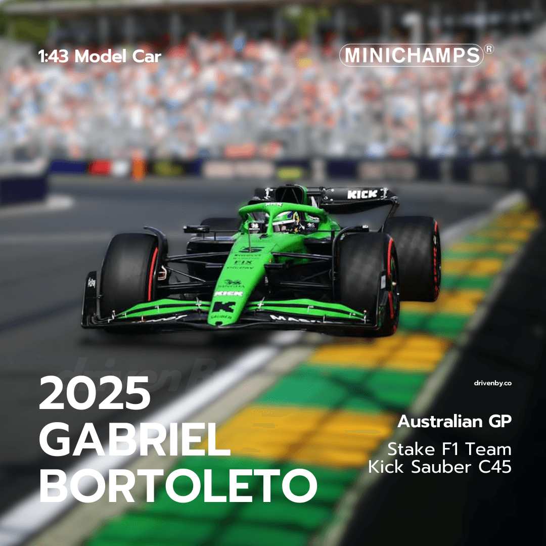 Gabriel Bortoleto – Australian GP 2025 Stake F1 Team Kick Sauber C45 – Minichamps 1:43 Model Car
