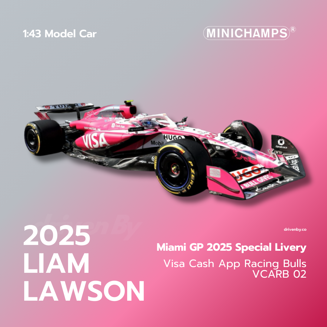 Liam Lawson – Miami GP 2025 2025 Visa Cash RB F1 Team VCARB 02 Model Car - Minichamps