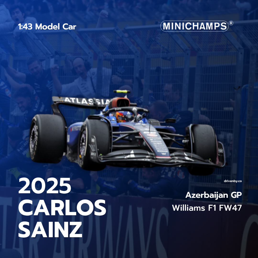 Carlos Sainz Azerbaijan GP 2025 3rd Place Williams Racing FW47 Model Car – Minichamps