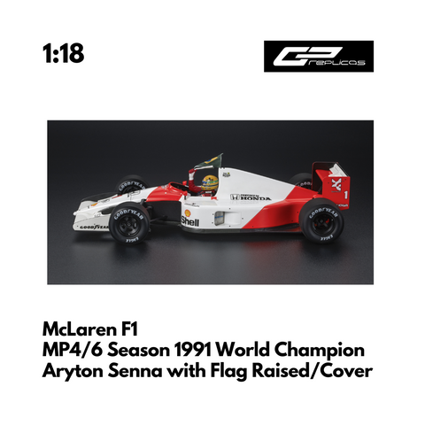 McLaren F1 MP4/6 1991 - World Champion Ayrton Senna F1 Heritage - Reproduction 1/18 GP Replicas Model Car