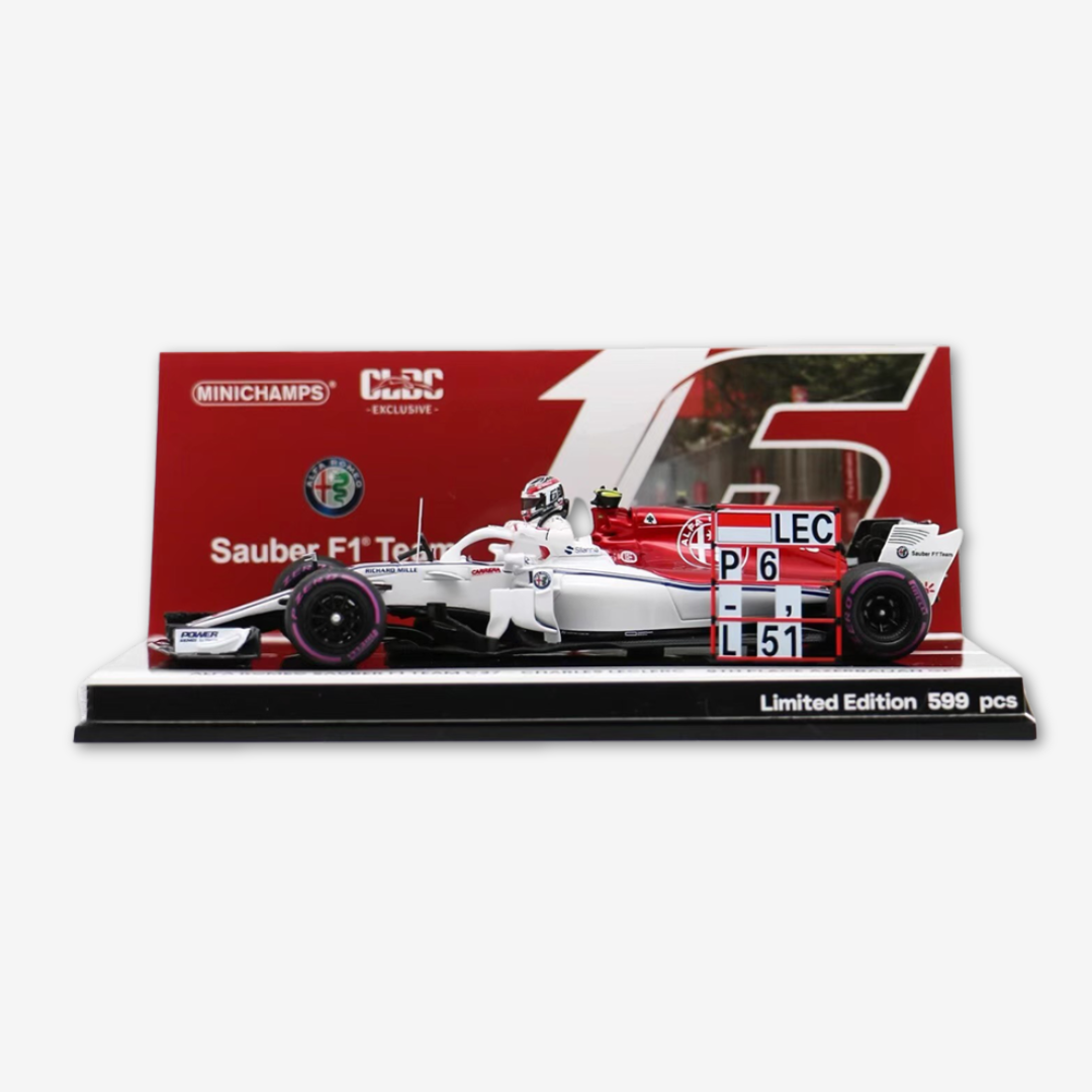 ミニチャンプス1/43 ザウバー C37 2018 シャルル・ルクレール ザウバー